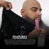 L3VEL3 - Professional Shaving Towel 71x36 cm - Prémium Törölköző (Fekete)