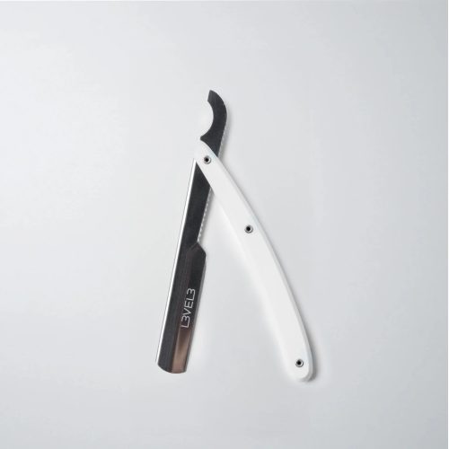 L3VEL3 - Turkish Razor Holder - Nyeles Borotva (Fehér)