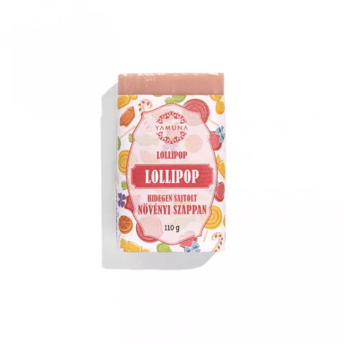 Yamuna Lollipop hidegen sajtolt szappan rózsaszín