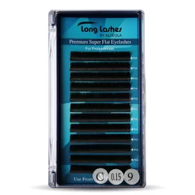 Long Lashes Premium Super Flat C / 0,15 - 9mm