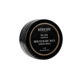   Noberu Stockholm - Moustache Wax Strong Hold (Sandalwood) - Erős Tartású Bajuszwax 25ml