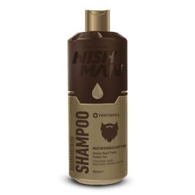   Nishman - Beard & Mustache Care Shampoo - Szakáll- és Bajusztisztító Sampon 200ml