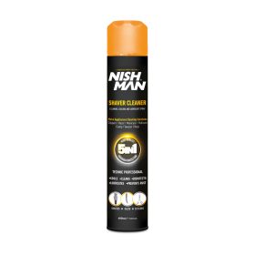   Nishman - Shaver Cleaner 5in1 - 5 az 1-ben Géptisztító Spray 400ml