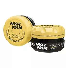   Nishman - Water Based Hair Styling Pomade (W11) - Vízbázisú Fényes Wax 100ml