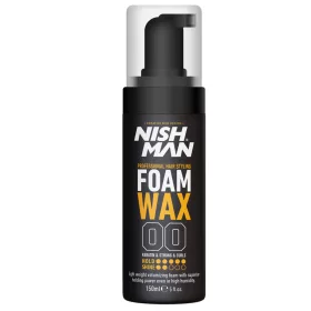   Nishman - Hair Styling Foam Wax - Habállagú Formázó Hajwax 150ml