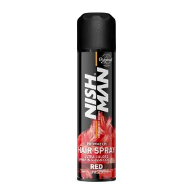   Nishman - Hair Coloring Mech Spray - Színező Spray - Piros 150ml