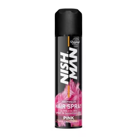   Nishman - Hair Coloring Mech Spray - Színező Spray - Pink 150ml