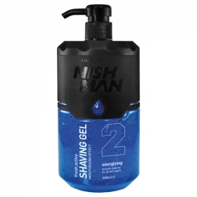   Nishman - Shaving Gel Blue Energizing (N.2) - Borotvazselé (Kék) 1000ml