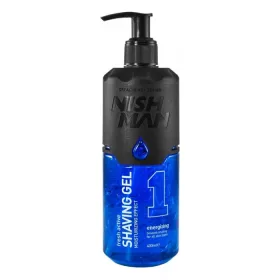   Nishman - Shaving Gel Blue (N.1) Energizing - Borotvazselé (Kék) 400ml