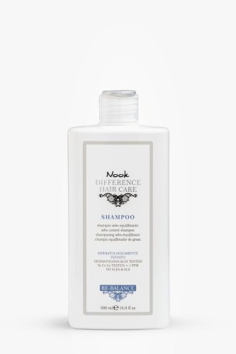 Nook - Re-Balance Shampoo - Faggyúkiegyensúlyozó Sampon 500ml 