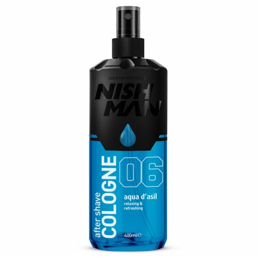 Nish Man After Shave Cologne - Aqua D' asil - 400ml