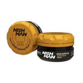   Nishman - Matte Hair Defining Paste Argan (M1) - Vízbázisú Matt Hajwax 100ml