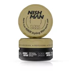   Nishman - Fibre Hair Sculpting Matte Look Wax (M11) - Vízbázisú Matt Hajwax 150ml