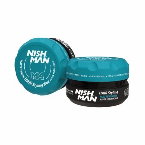 Nish Man M4 Matte Finish Hair Styling Wax Super High Hold - 100ml