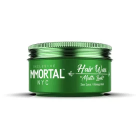   Immortal NYC - Hair Wax "Matte Look" - Erős Tartású, Matt Hajwax 150ml