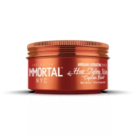   Immortal NYC - Hair Styling Wax "Captain Black" - Ultraerős Tartású, Közepes Fényű Hajwax 150ml