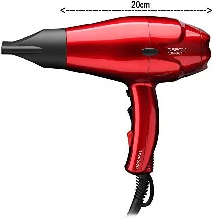 Original Best Buy Dreox Compact Hajszárító 2000W (Piros)