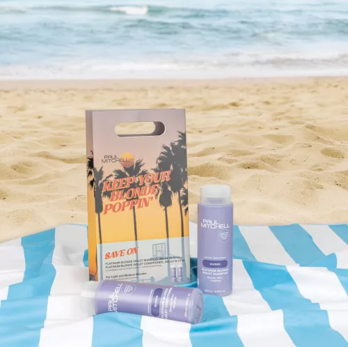 Paul Mitchell - California Dreaming Platinum Blonde Duo Szett (Lila Sampon 300ml + Lila Balzsam 300ml)