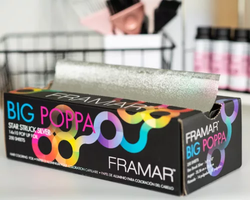 Framar - Big Poppa - Star Struck Silver Extra Wide Pop Up - Extra Széles, Melírfólia 250db