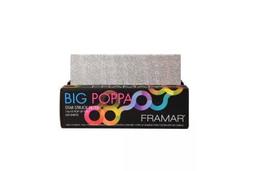 Framar - Big Poppa - Star Struck Silver Extra Wide Pop Up - Extra Széles, Melírfólia 250db
