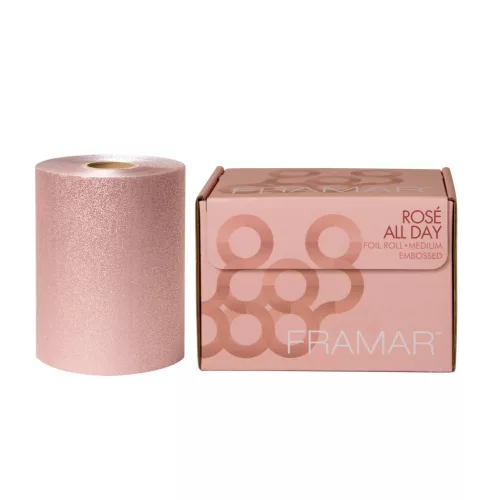 Framar - Embossed Foil Roll - Dombornyomott Melírfólia Tekercs (Rose All Day, Medium) 97,5m