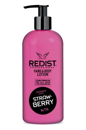 Redist Professional - Pink Hand & Body Lotion - Kéz- és Testápoló (Epres) 400ml