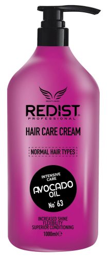 Redist Professional - Pink Hair Care Cream - Hajkondicionáló Normál Hajtípusra, Avokádó Olajjal 1000 ml