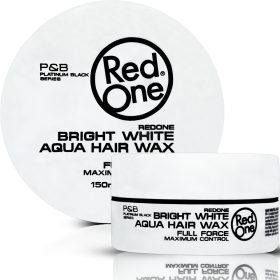   RedOne - Aqua Hair Wax - Vízbázisú Fényes Hajwax - Bright White 150ml - Barack Illat