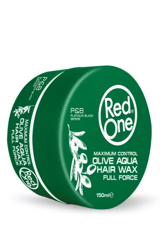 RedOne - Aqua Hair Wax - Vízbázisú Fényes Hajwax - Olive 150 ml - Olívaolajjal
