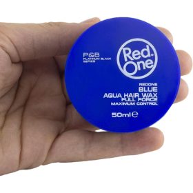   RedOne - Aqua Hair Wax - Vízbázisú Fényes Hajwax - Blue (Utazó méret) 50ml - Rágógumi illat