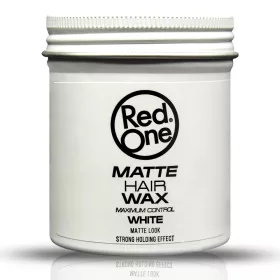   RedOne - Matte Hair Wax - Erős Tartású Matt Hajwax (Fehér) 100 ml