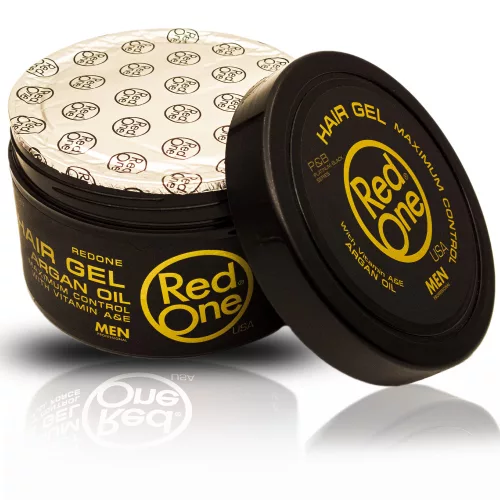 RedOne - Hair Gel - Erős Tartású Hajzselé - Argan Gold 400 ml