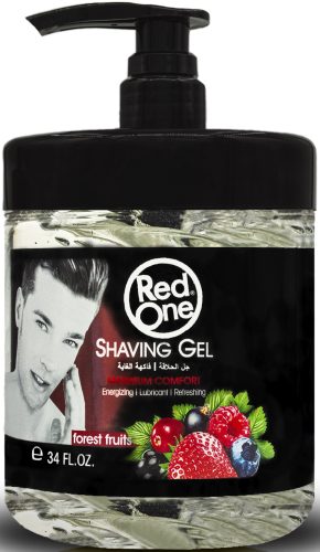 RedOne - Shaving Gel - Átlátszó Pumpás Borotvagél - Forest Fruits 1000ml