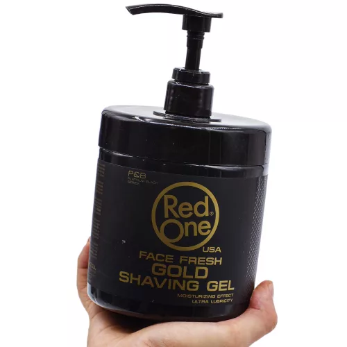 RedOne - Shaving Gel - Átlátszó Pumpás Borotvagél - Gold 1000ml