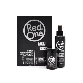   RedOne - Hair Fiber Set Black - Hajrost Szett (Fekete) 12 gr+100 ml Spray