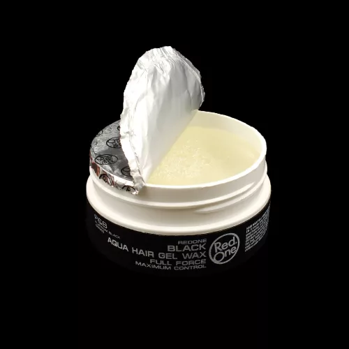 RedOne - Aqua Hair Wax - Vízbázisú Fényes Hajwax - Black 150ml - Lime Illat