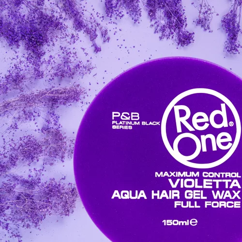RedOne - Aqua Hair Wax - Vízbázisú Fényes Hajwax - Violetta 150ml - Levendula Illat