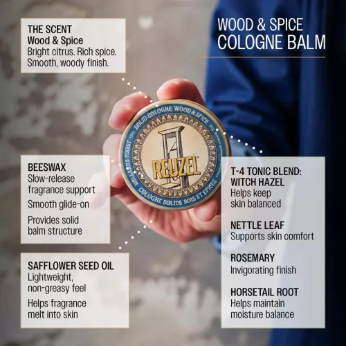 Reuzel - Wood & Spice Beard Balm - Szakállbalzsam 35g