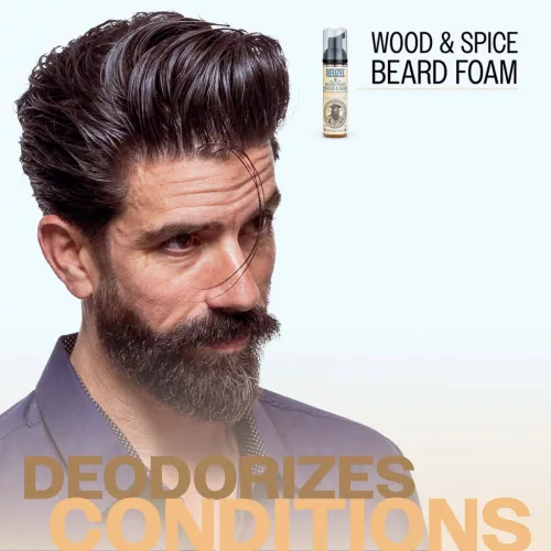Reuzel - Wood & Spice Beard Foam - Szakállápoló Hab 70ml