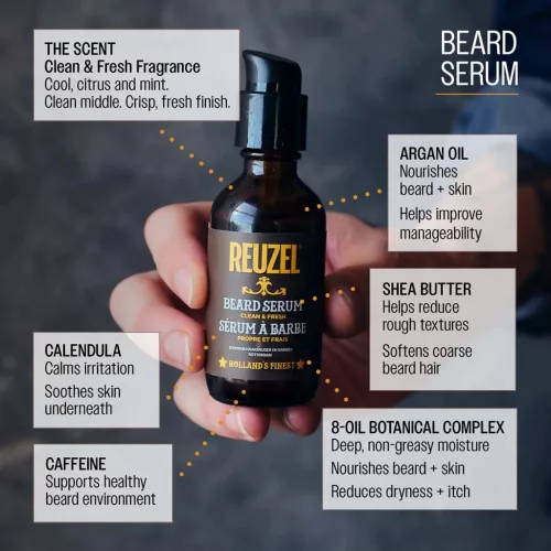 Reuzel - Clean & Fresh Beard Serum - Szakállápoló Szérum 60ml