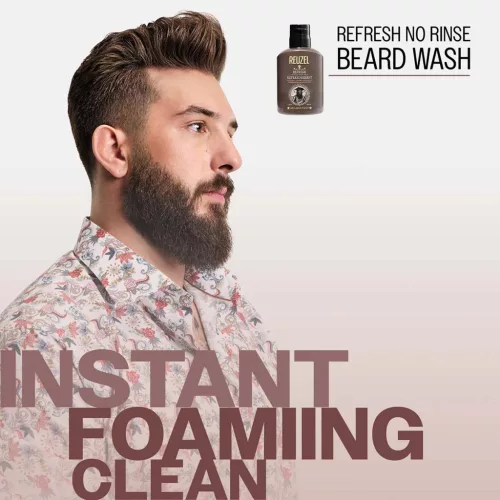Reuzel - REFRESH No Rinse Beard Wash - Öblítés Nélküli Szakálltisztító 100ml
