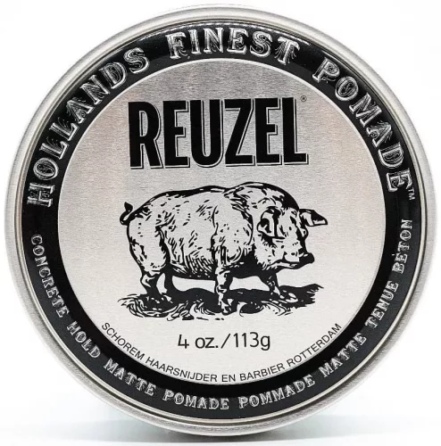 Reuzel Concrete Hold Matte Pomade - Erős tartású, fénytelen pomádé 340 g