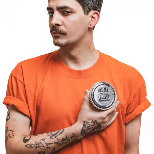 Reuzel Concrete Hold Matte Pomade - Erős tartású, fénytelen pomádé 340 g