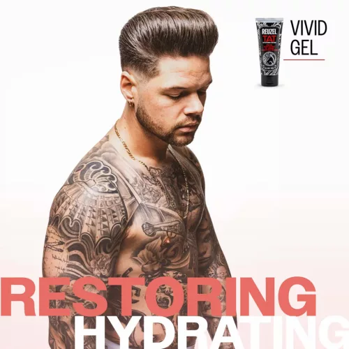 Reuzel - VIVID Gel - Tetoválás Hidratáló és Színélénkítő Gél 100ml