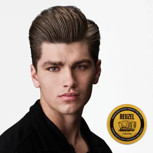 Reuzel x Liquid Death - Severed Head Clay Pomade - Erős Tartású Matt Agyag Pomádé 95g