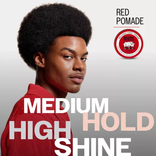 Reuzel - Red Pomade - Közepes Tartású, Magas Fényű Vízoldható Pomádé 95g
