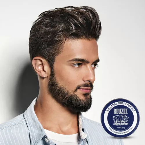 Reuzel - Fiber Pomade - Erős, Rugalmas Tartású Matt Pomádé 95g