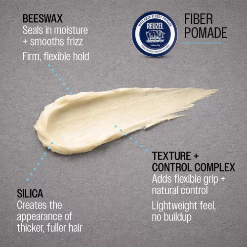 Reuzel - Fiber Pomade - Erős, Rugalmas Tartású Matt Pomádé 95g