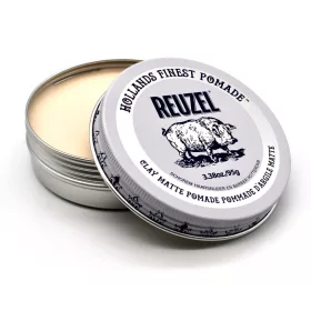   Reuzel - Clay Matte Pomade - Közepes Tartású Matt Agyag Pomádé (Utazóméret) 35g