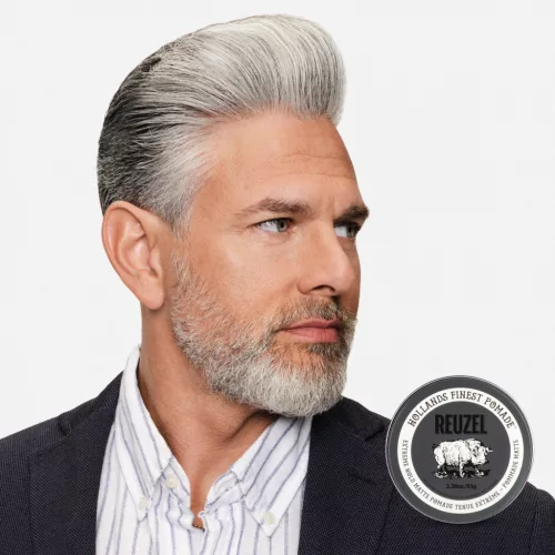 Reuzel - Extreme Hold Matte Pomade - Extra Erős Tartású Matt Pomádé 95g